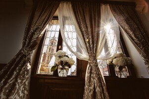 Konaklama yerinden şehir manzarası