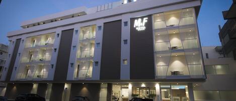 Front of property - evening/night