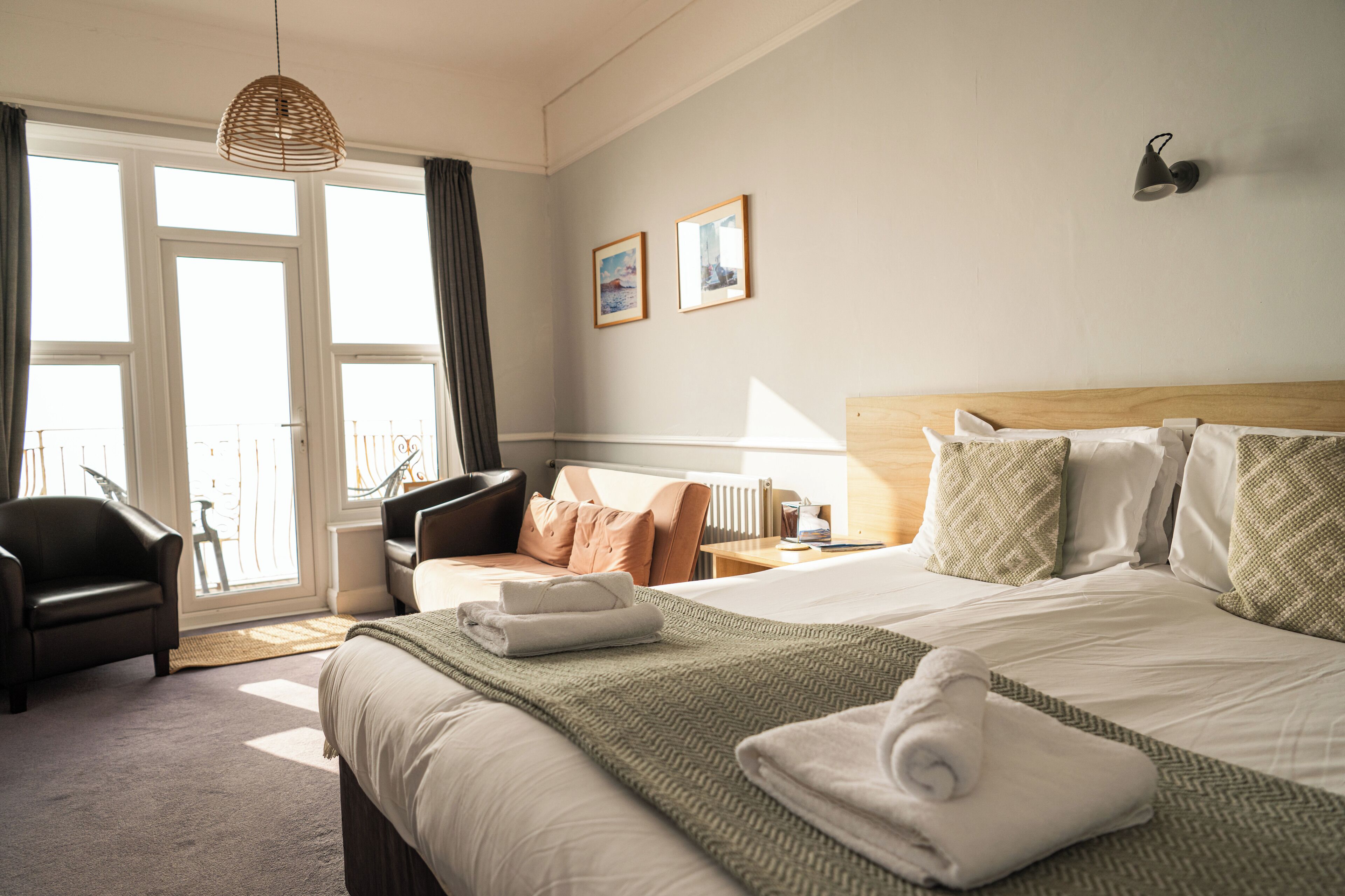 double room, sea view | bathroom | free toiletries, towels