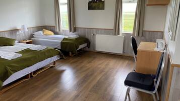 Standard Quadruple Room, Private Bathroom | Desk, blackout drapes, iron/ironing board, free cribs/infant beds
