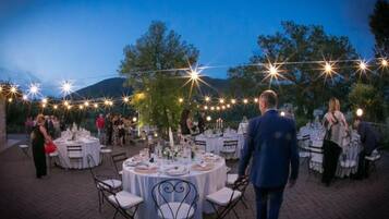 Udendørs banketområde