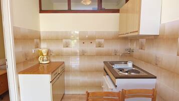 Căn hộ, 1 phòng ngủ (606/1457) | Bếp riêng | Tủ lạnh, bếp nấu, dụng cụ pha cà phê/trà