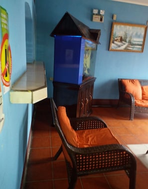 Sala de estar en el lobby