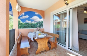 Apartemen, 3 kamar tidur (1008/3316) | Teras/patio