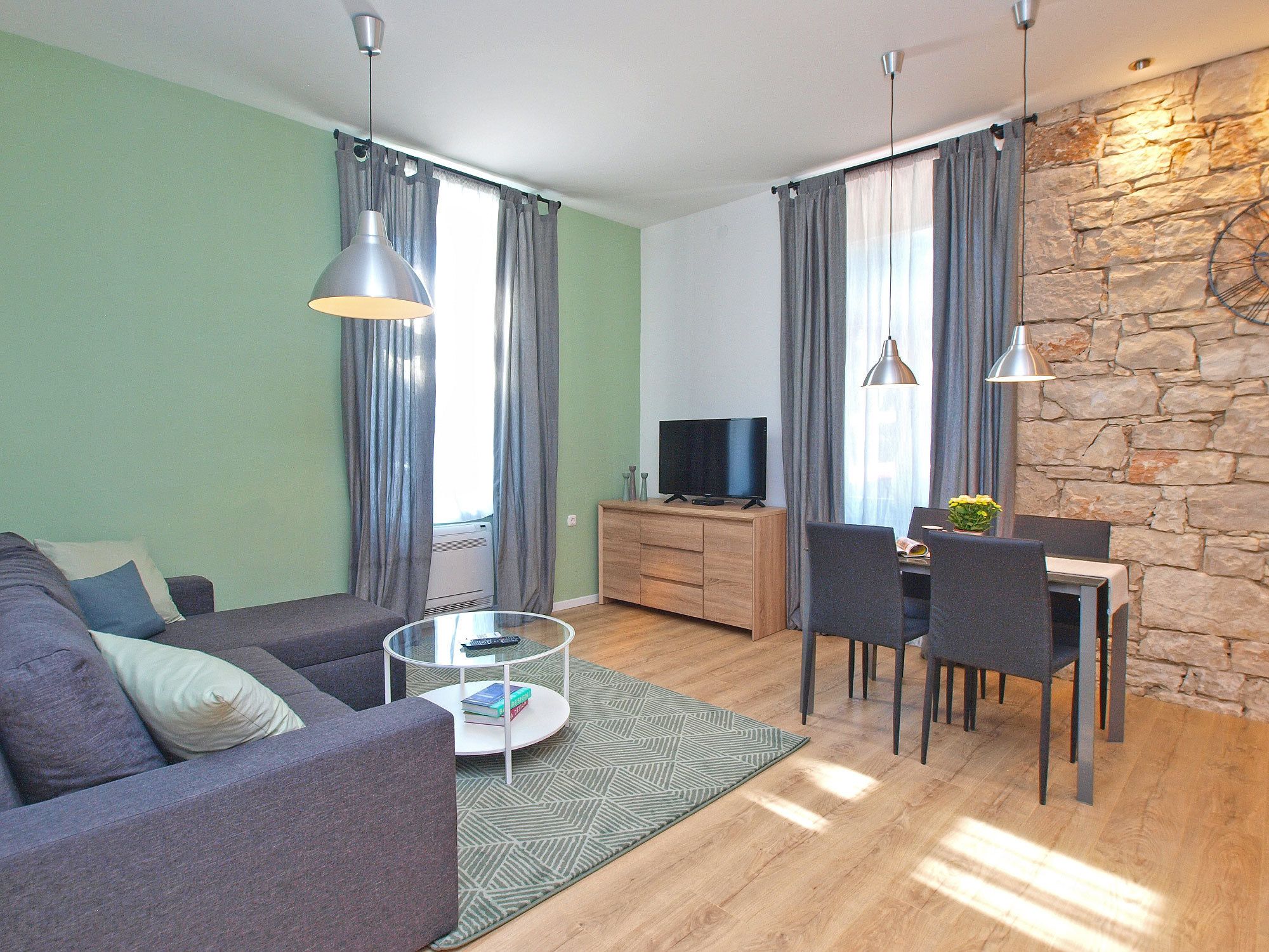 Apartment, 1 Schlafzimmer (1472/13597) | Wohnbereich | Flachbildfernseher