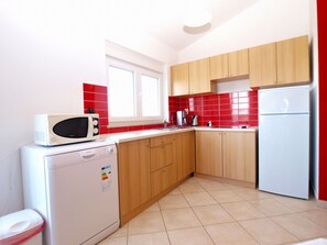 Appartement, 1 chambre (1497/14489) | Cuisine privée | Surface de cuisson, cafetière-théière, vaisselle et ustensiles