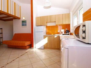 公寓, 1 间卧室 (1497/14493) | 私人厨房 | 炉灶、茶具/咖啡用具、厨具/餐具