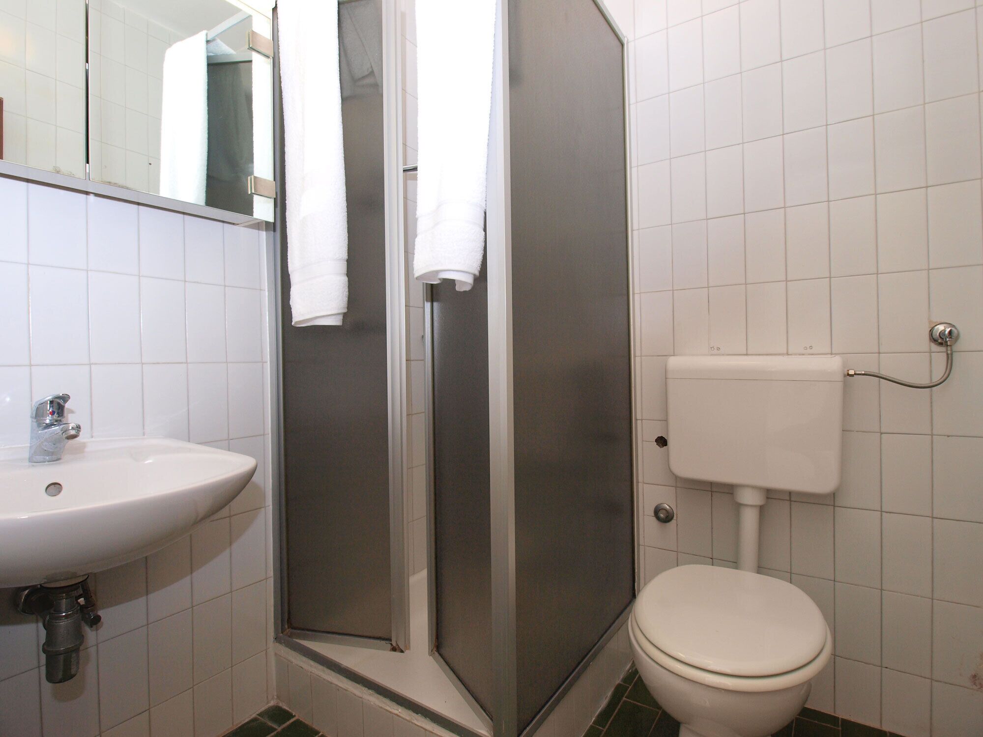 Departamento, 1 habitación (1421/13288) | Baño | Regadera y toallas 
