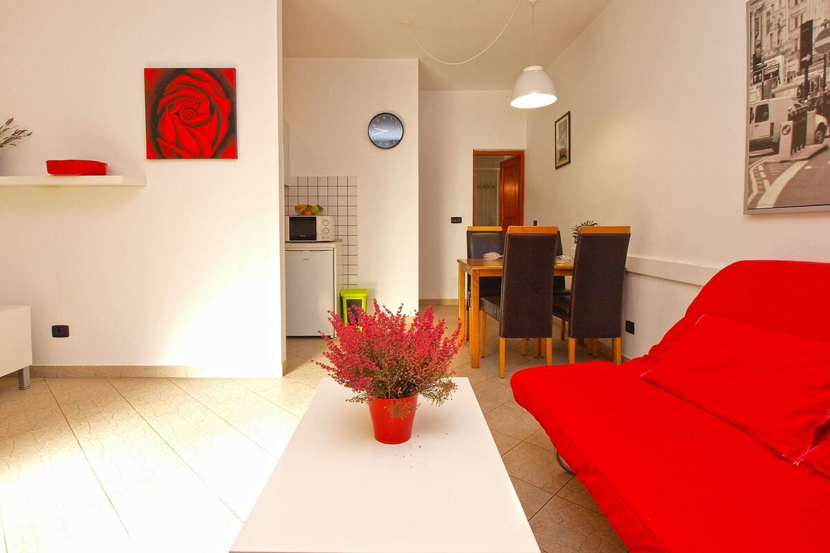 Leilighet, 1 soverom (1514/15132) | Oppholdsområde | Flatskjerm-TV