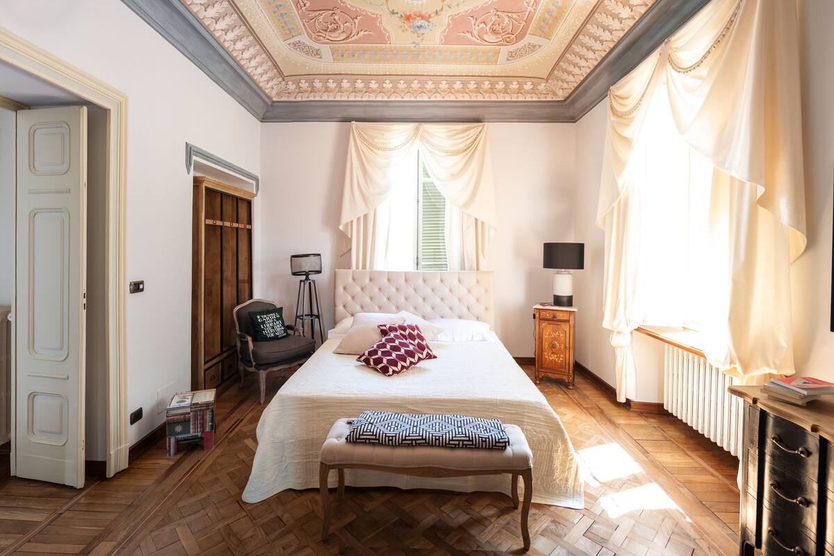 Egyptian cotton sheets, premium bedding, down duvets, memory-foam beds