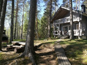 BBQ/picnic Area - Lakeside Cabin Tulikallio (Suonenjoki)