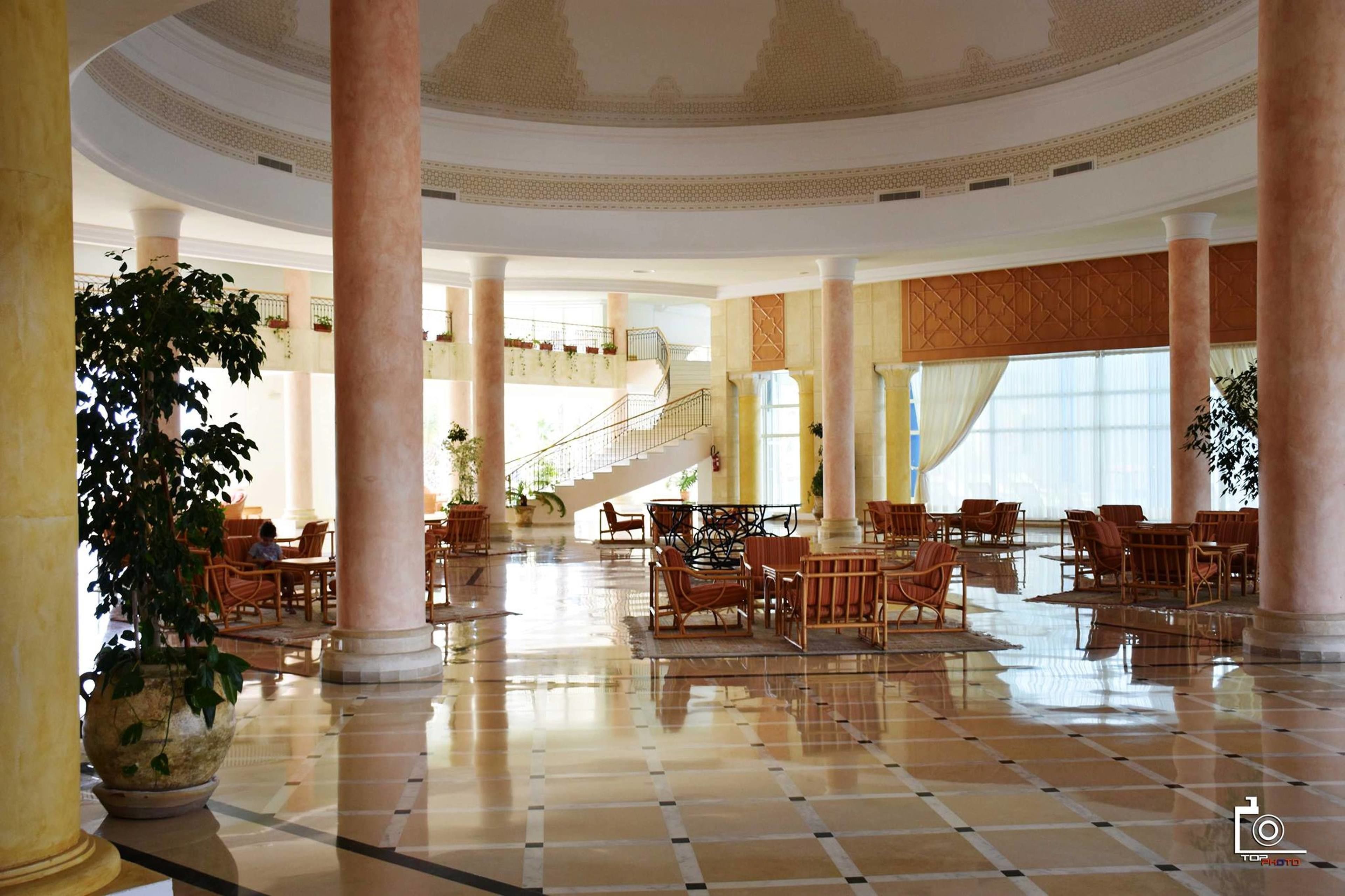 Sitteområde i lobbyen