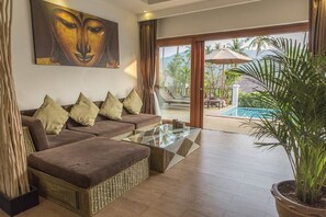 别墅, 2 间卧室 | 起居区 | 平板电视