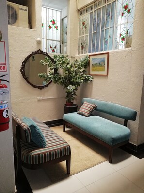 Lobby sitting area