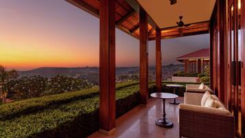 Breakfast, lunch served; local and international cuisine, pool views