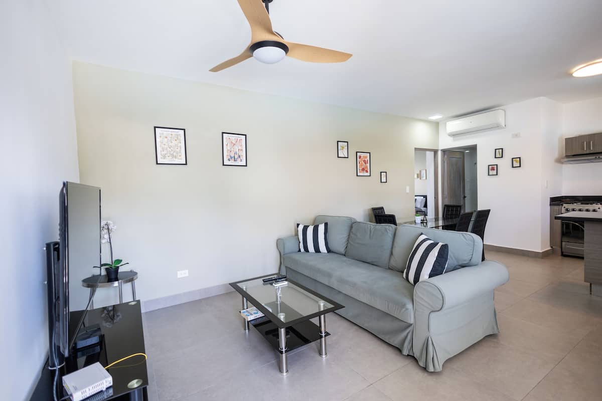 Superior apartment with balcony | Living area
