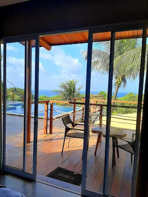 LUXO COM VISTA PARA O MAR | Balcony view - Pousada Recanto Noronha (Fernando de Noronha)