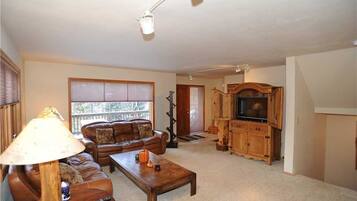 TV, fireplace, DVD player