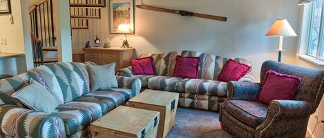 Appartamento Exclusive, 2 camere da letto, caminetto | Area soggiorno