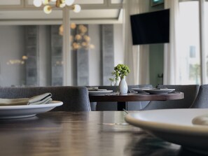 Frokost og lunsj serveres, meksikanske retter