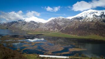 Udsigt fra overnatningsstedet