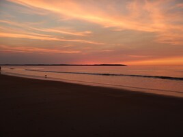 Beach nearby, white sand