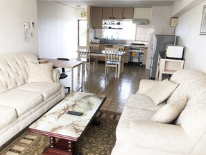 Apartment, 3 Bedrooms | Living area | Flat-screen TV - Eagle Lodge (Chatan)