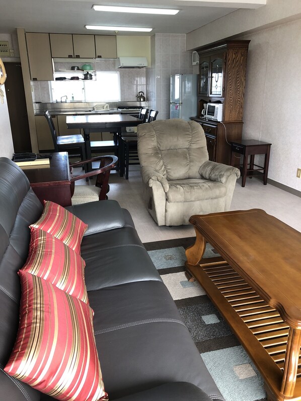 Apartment, 3 Bedrooms | Living area | Flat-screen TV - Eagle Lodge (Chatan)