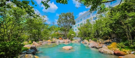 Hot tub, hot springs