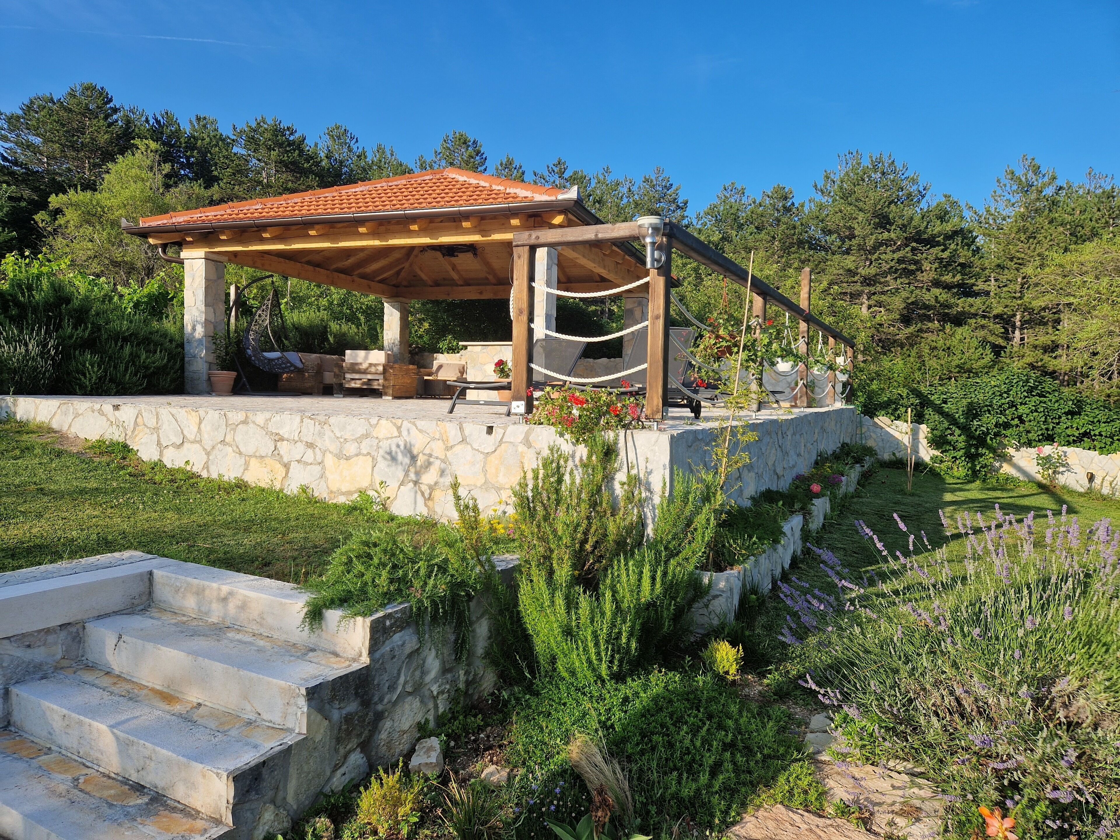 Àrea exterior de l'allotjament