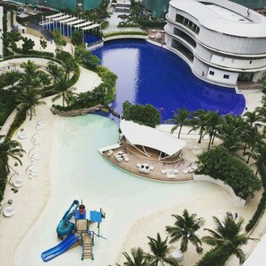 Pool - Jazz Condominium Azure urban resort Paris Hilton Manila.                         (Bicutan)