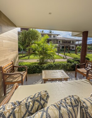 豪華公寓 | 起居區 | 50-吋平面電視、衛星頻道、電視