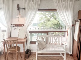 Habitación familiar (Water Horizon) | Cortinas opacas, tabla de planchar con plancha, wifi gratis
