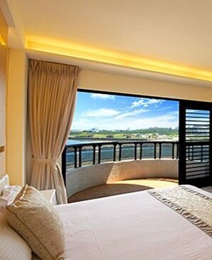 Luxury Double Room, Ocean View - Sea Sky Coast Homestay (Magong)