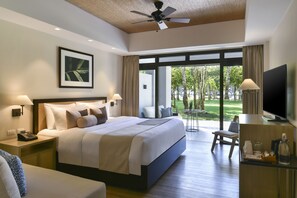 Een minibar, een kluis op de kamer, verduisterende gordijnen