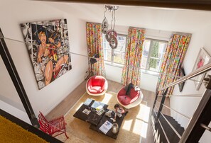 Loft, Garden View | Living room | Flat-screen TV - Maison du Collectionneur (Aix-en-Provence)