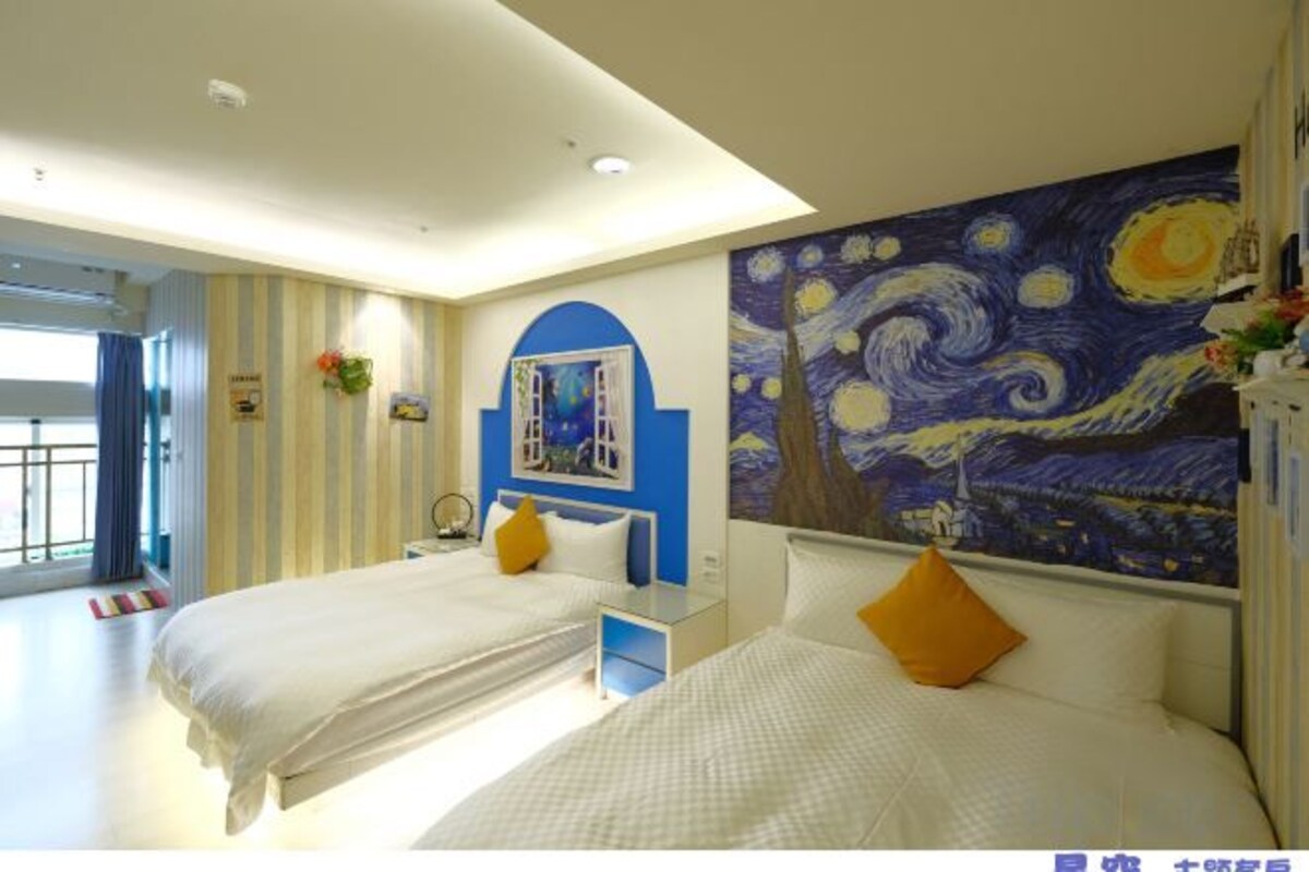 Blackout drapes, soundproofing, rollaway beds (surcharge), WiFi (free)