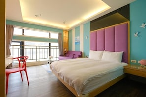 Double Room, City View | Blackout curtains, soundproofing, rollaway beds, free WiFi - 85 Asia Hotel (Kaohsiung)