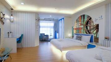 Quadruple Room, City View | View from room