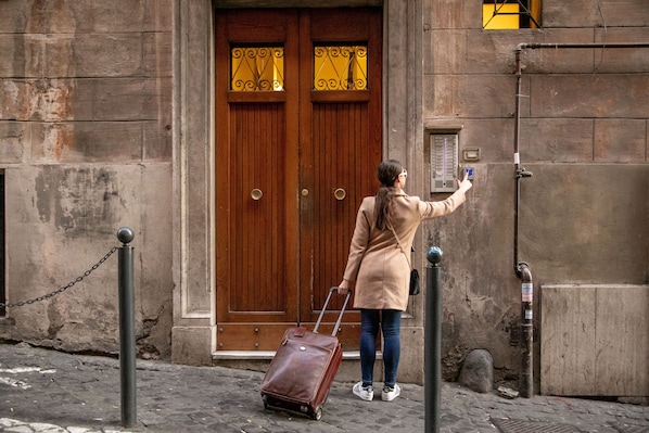 Fassade der Unterkunft