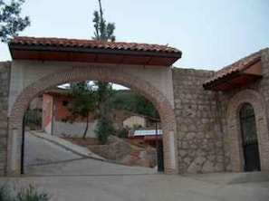 Entrada de la propiedad