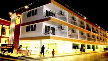 Front of property – evening/night