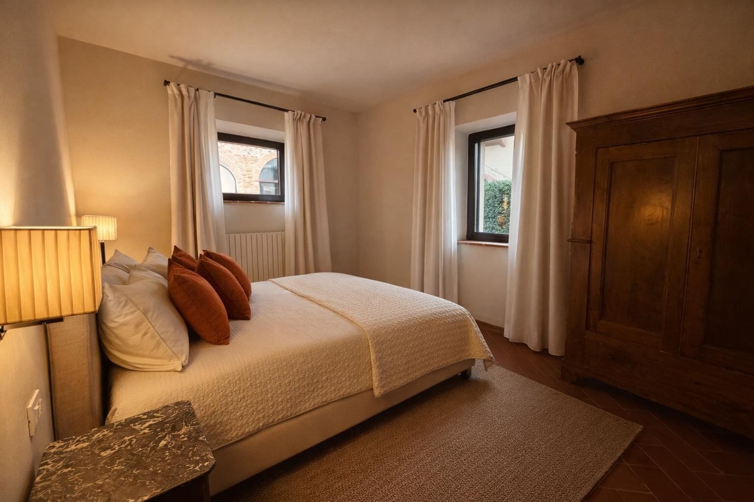 Standard Suite, 1 Bedroom, Ground Floor (Cipressi) | Hypo-allergenic bedding, down comforters, cribs/infant beds, free WiFi