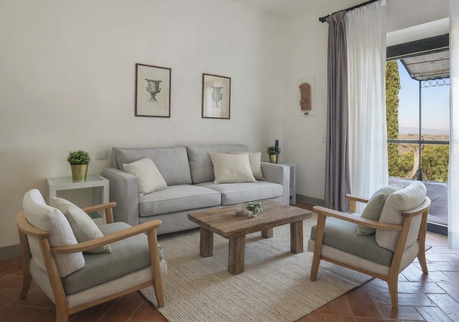 Superior Suite, Ground Floor (Olivi) | Living area | Flat-screen TV