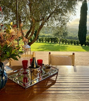 Deluxe Suite, Ground Floor (Olivi) | Terrace/patio - Borgo Iesolana (Bucine)