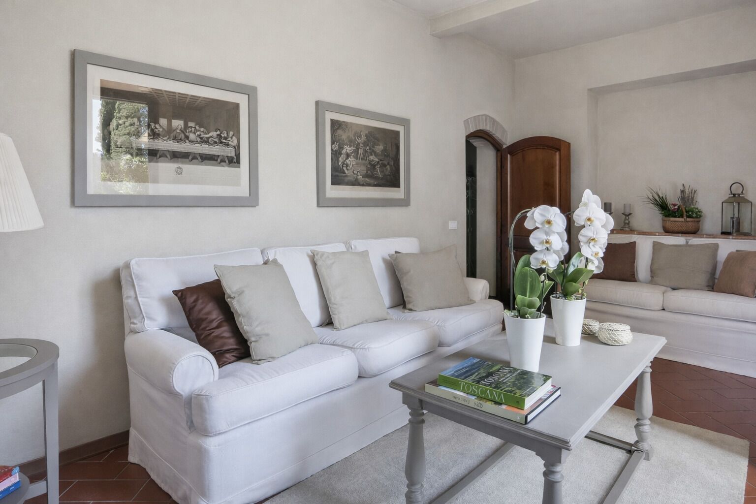Standard Suite, 1 Bedroom, Ground Floor (Cipressi) | Living area | Flat-screen TV