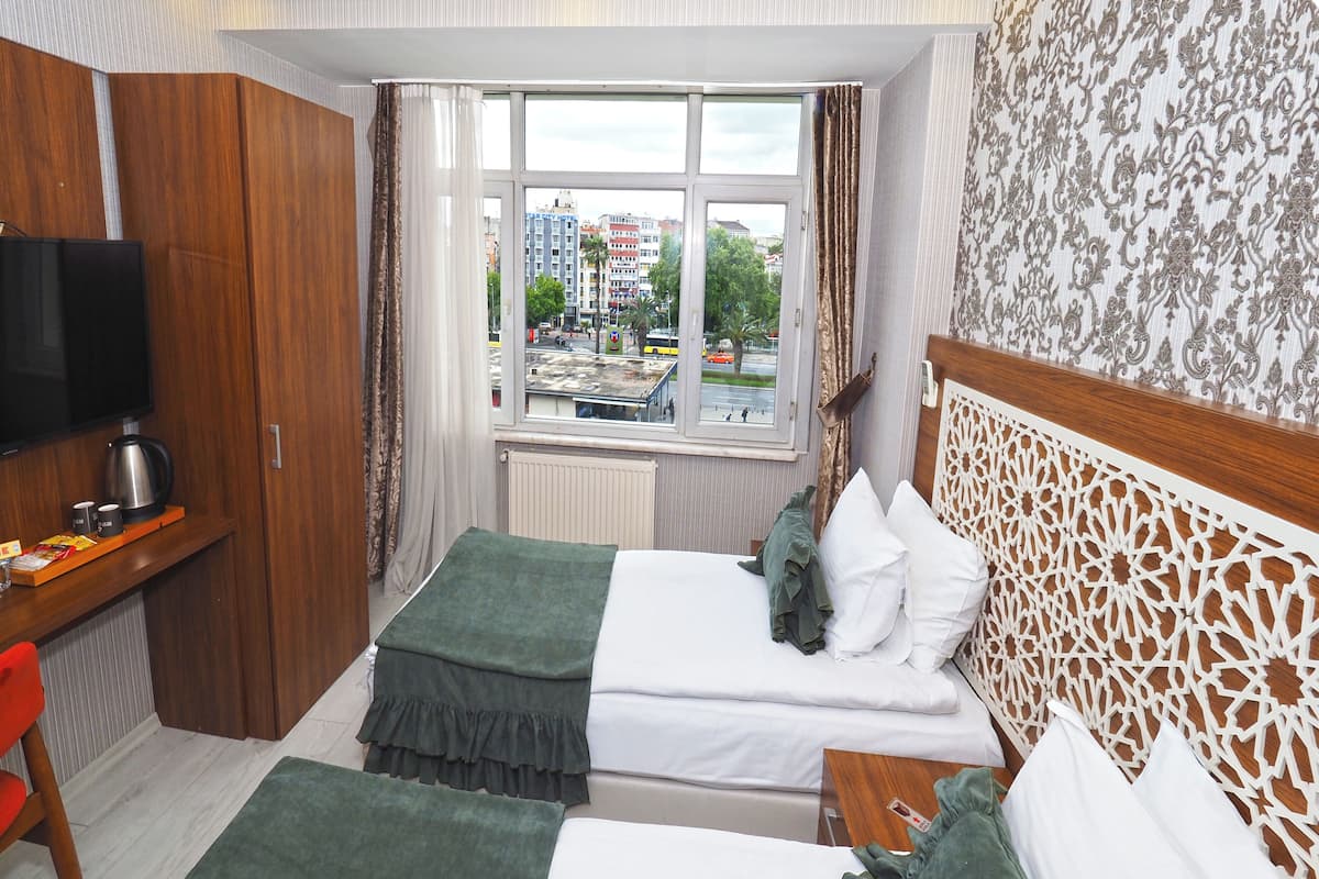 Familiekamer | 1 slaapkamer, luxe beddengoed, geluiddichte muren, gratis wifi