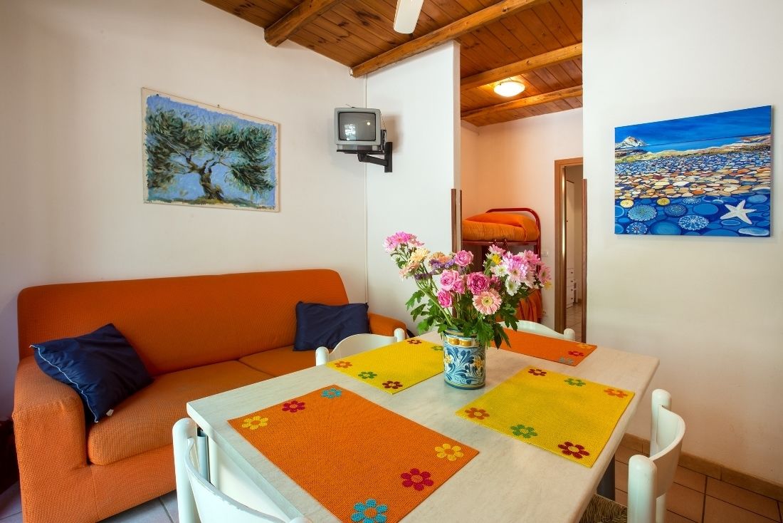 อพาร์ทเมนท์, 1 ห้องนอน | บริเวณนั่งเล่น