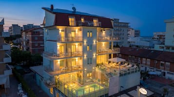 Front of property - evening/night