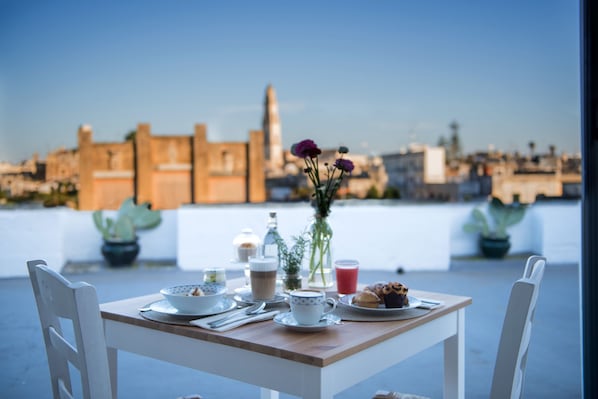Daily local cuisine breakfast (EUR 5 per person)